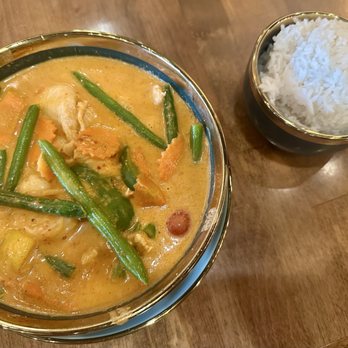 Thai Garden Restaurant - The delicious Mango Curry. Medium spice was super flavorful. - Thai Near Me - Fishers, Indiana Thai Garden Restaurant - The delicious Mango Curry. Medium spice was super flavorful. - Thai Near Me - Fishers, Indiana