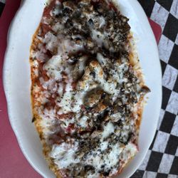 Faso's Italian Restaurant - Eggplant Monty with mushrooms, excellent!!