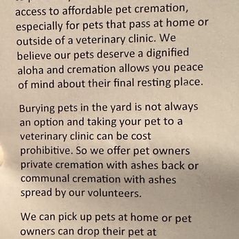 Aloha Oe Pet Crematory - Pet Cremation Services Near Me