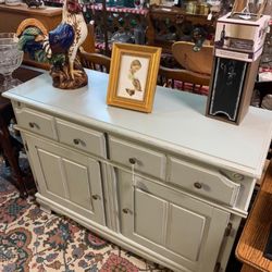 49 South Antiques and Collectibles - Beautiful vintage grey dresser!!