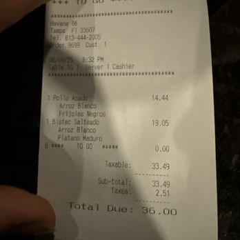 HAVANA 86 - Authentic Cuban Flavor - Cuban Near Me - Tampa, Florida