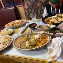 Sol De Mexico - Enchilada, tamale (finished), burrito (finished), ceviche, combo platter