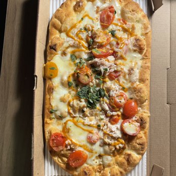 Panera Bread - Chipotle Chicken Flatbread (without bacon) - Soup Near Me - Spokane Valley, Washington