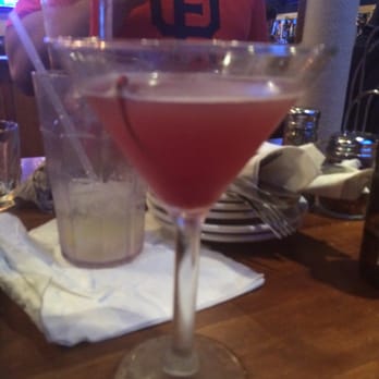 Johnny Carino's - FrenchTickler-Tastes like CherryVodka .But GOOD.  Although I received my glass like this... Looks like a spill?? - Italian Near Me - Modesto, California