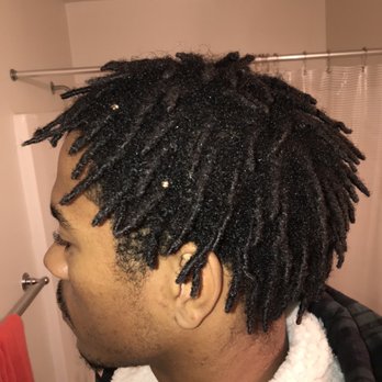 Locafella Loc Studio - Before (side view) - Hair Stylists Near Me - Fontana, California Locafella Loc Studio - Before (side view) - Hair Stylists Near Me - Fontana, California