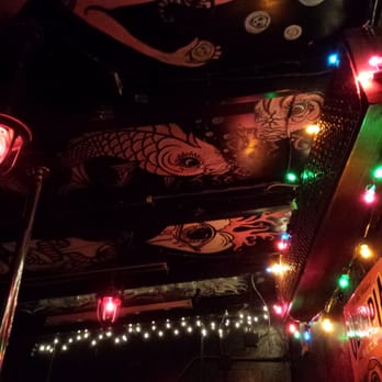 Merchant's Saloon - Cool Art On The Ceiling - Dive Bars Near Me - Oakland, California