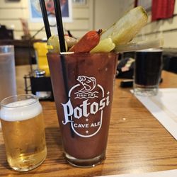 Kellner International Bar - Exceptional Bloody Mary with delicious fixings and a beer chaser. So reasonable:)