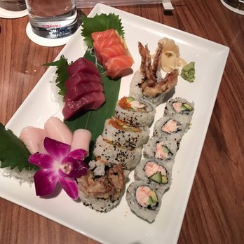 Morimoto - Mix of sashimi and rolls.  Excellent tuna!!! - Japanese Near Me - Las Vegas, Nevada