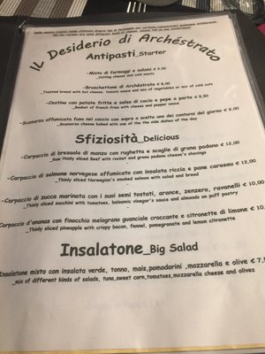 Menu photo 1 Il Desiderio Di Archestrato Rome, RM Menu photo 1 Il Desiderio Di Archestrato Rome, RM