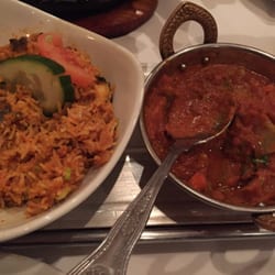 Gurkha's - King prawn biriani yum!