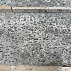 Saint Paul de Vence - Similar pattern on all sidewalks