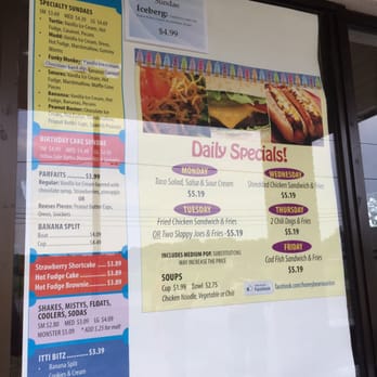 Honey Bear - Menu! - Ice Cream & Frozen Yogurt Near Me - Swanton, Ohio