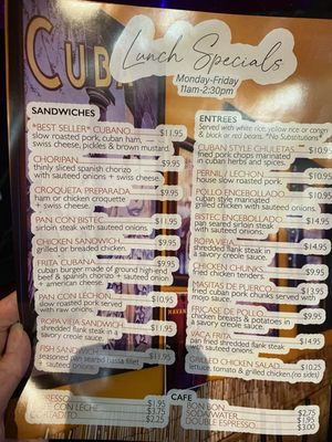 Menu photo 8 Cha Cha Cha Cuban Cafe Kenilworth, NJ Menu photo 8 Cha Cha Cha Cuban Cafe Kenilworth, NJ