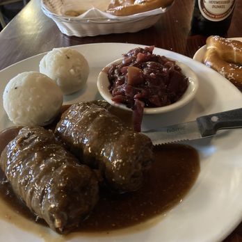 Killmeyer's Old Bavaria Inn - Beef Rouladen - German Near Me - Staten Island, New York Killmeyer's Old Bavaria Inn - Beef Rouladen - German Near Me - Staten Island, New York