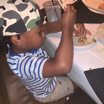 Bonefish Grill - My son eating Bang Bang Shrimp - Seafood Near Me - West Chester, Ohio Bonefish Grill - My son eating Bang Bang Shrimp - Seafood Near Me - West Chester, Ohio