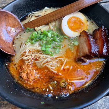 DOMU - Black garlic with spice bomb!!! - Ramen Near Me - Orlando, Florida DOMU - Black garlic with spice bomb!!! - Ramen Near Me - Orlando, Florida