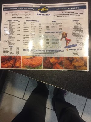 Menu photo 4 Wings Over Rochester Rochester, NY Menu photo 4 Wings Over Rochester Rochester, NY