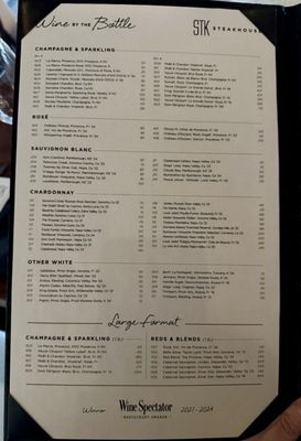 Menu photo 3 STK Steakhouse Oak Brook, IL Menu photo 3 STK Steakhouse Oak Brook, IL