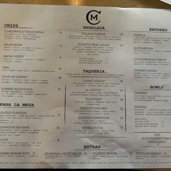 Chico Malo - Menu - Mexican Near Me - Phoenix, Arizona