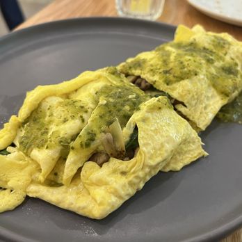Hobee's - Stanford Cardinal omlet. Looked so good, couldn't wait to dig in! Then took pic! - Breakfast & Brunch Near Me - San Jose, California Hobee's - Stanford Cardinal omlet. Looked so good, couldn't wait to dig in! Then took pic! - Breakfast & Brunch Near Me - San Jose, California