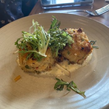 Saint & Second - Lobster & Dungeness Crab Cake - New American Near Me - Long Beach, California Saint & Second - Lobster & Dungeness Crab Cake - New American Near Me - Long Beach, California