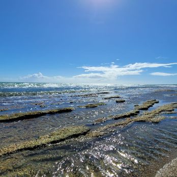 La Casa de los Pastelillos - View of the water and sun. - Seafood Near Me - Guayama, Puerto Rico