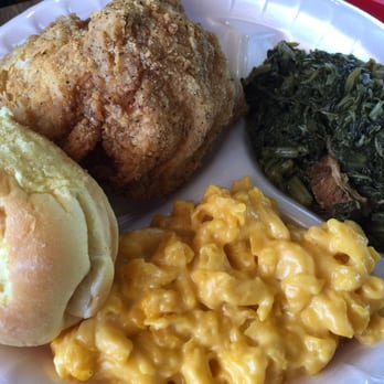 Benjamin's the Burger Master - Two piece dark meat chicken with mac n cheese and greens. - Burgers Near Me - Dayton, Ohio Benjamin's the Burger Master - Two piece dark meat chicken with mac n cheese and greens. - Burgers Near Me - Dayton, Ohio