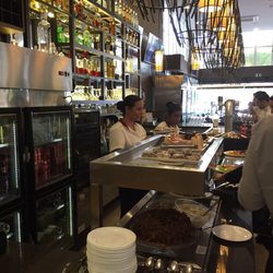 SanVille Grill - Bar with desserts