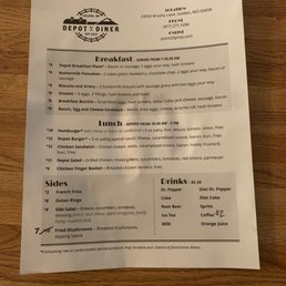Menu from 16June2022