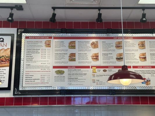Menu photo 1 Firehouse Subs Chino, CA