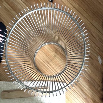 France & Son - This table shows the oblong shape that it arrived in, and the table top did not fit into an oblong space since it is supposed to be round. - Furniture Stores Near Me - New York, New York France & Son - This table shows the oblong shape that it arrived in, and the table top did not fit into an oblong space since it is supposed to be round. - Furniture Stores Near Me - New York, New York