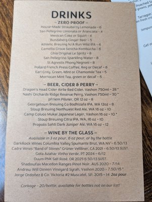 Menu photo 2 Ramble Restaurant Vashon, WA Menu photo 2 Ramble Restaurant Vashon, WA