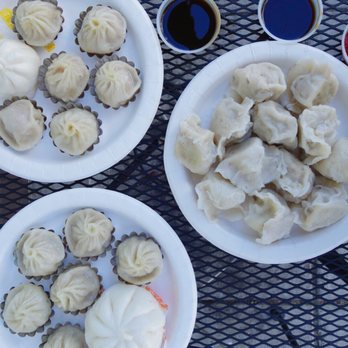 Dumpling Express - 2 house specials and one pork dumpling plate - Shanghainese Near Me - Berkeley, California
