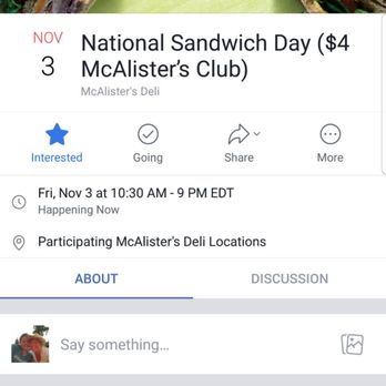 McAlister's Deli - Sandwiches Near Me - Fishers, Indiana McAlister's Deli - Sandwiches Near Me - Fishers, Indiana