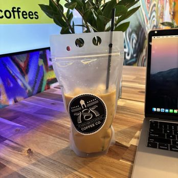 787 Coffee - Dulce de leche iced latte - Coffee & Tea Near Me - El Paso, Texas