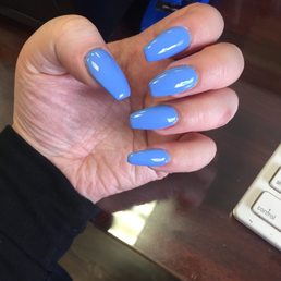 2 days old. Coffin full set with gel 2 days old. Coffin full set with gel