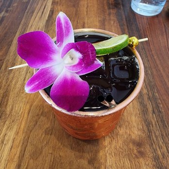 Plums Cafe - Hisbiscus mule - Breakfast & Brunch Near Me - Costa Mesa, California Plums Cafe - Hisbiscus mule - Breakfast & Brunch Near Me - Costa Mesa, California