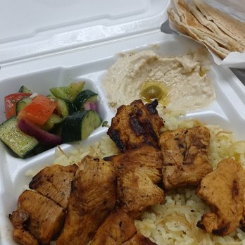Siraj’s Shawarma - Chicken *kabab plate. - Mediterranean Near Me - Whittier, California