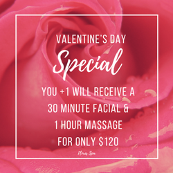 Flores Spa - Call us today to book your Valentines Day appointment