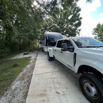 Blue Springs Lake Campground - full concrete pad - Campgrounds Near Me - Lee's Summit, Missouri