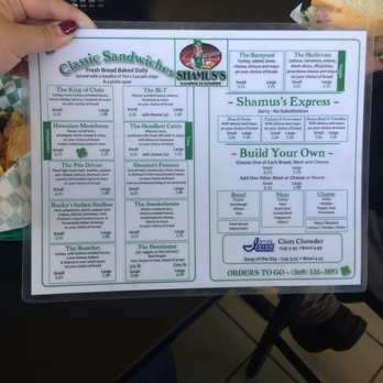 Shamus's Sandwich Shoppe - Sandwiches Near Me - Spokane, Washington