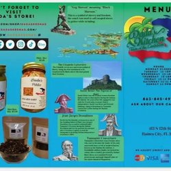 Dada’s Kitchen - Dada's Kitchen Taste Of The Caribbean * Food Truck Menu Outside