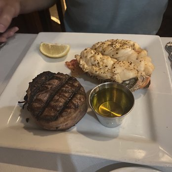 Thoroughbreds Chophouse - Filet wrapped in bacon with lobster tail - Seafood Near Me - Myrtle Beach, South Carolina
