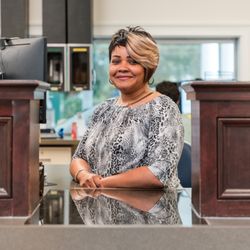 Marshland Credit Union - Marshland Credit Union teller at the Brunswick Branch location.