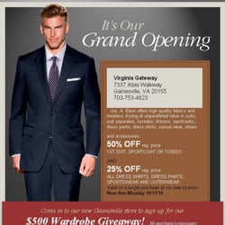 Jos A. Bank - Virginia Gateway 7337 Atlas Walkway Gainesville, VA 20155 703-753-4823
