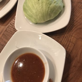 California Pizza Kitchen - Lettuce wraps with ginger soy saauce - Pizza Near Me - Paramus, New Jersey California Pizza Kitchen - Lettuce wraps with ginger soy saauce - Pizza Near Me - Paramus, New Jersey