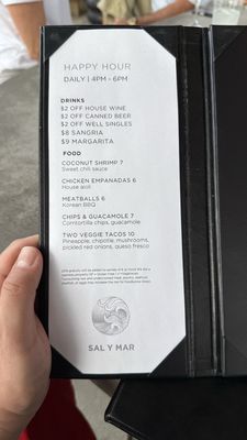 Menu photo 2 Sal Y Mar Tampa, FL Menu photo 2 Sal Y Mar Tampa, FL