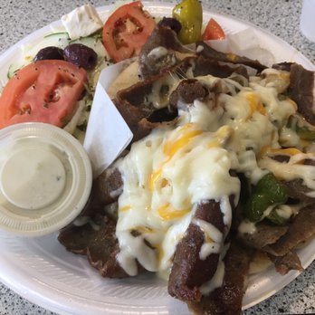 Mykenos Mediterranean Grill - Gyro melt plate! - Greek Near Me - Wausau, Wisconsin Mykenos Mediterranean Grill - Gyro melt plate! - Greek Near Me - Wausau, Wisconsin