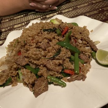 Boone Thai Restaurant - Spicy basil fried rice with beef - Thai Near Me - Franklin, North Carolina Boone Thai Restaurant - Spicy basil fried rice with beef - Thai Near Me - Franklin, North Carolina
