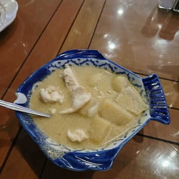 Thai Kitchen - Chicken yellow curry with potatoes- selected no spice - Thai Near Me - Baton Rouge, Louisiana Thai Kitchen - Chicken yellow curry with potatoes- selected no spice - Thai Near Me - Baton Rouge, Louisiana